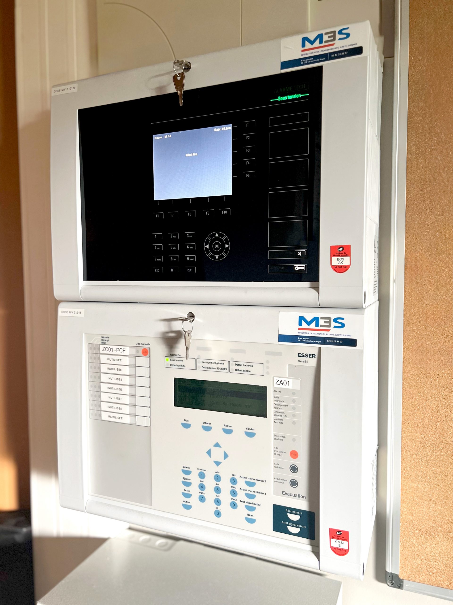 Réalisation M3S sécurité - sûreté - Hôtel - Caen, Normandie