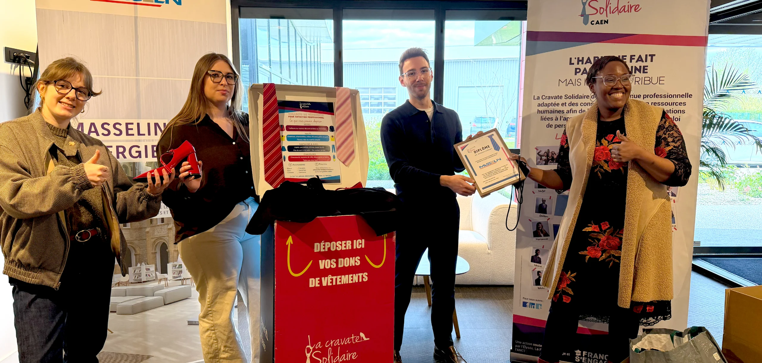 Collecte Cravate Solidaire Masselin Energie 2026