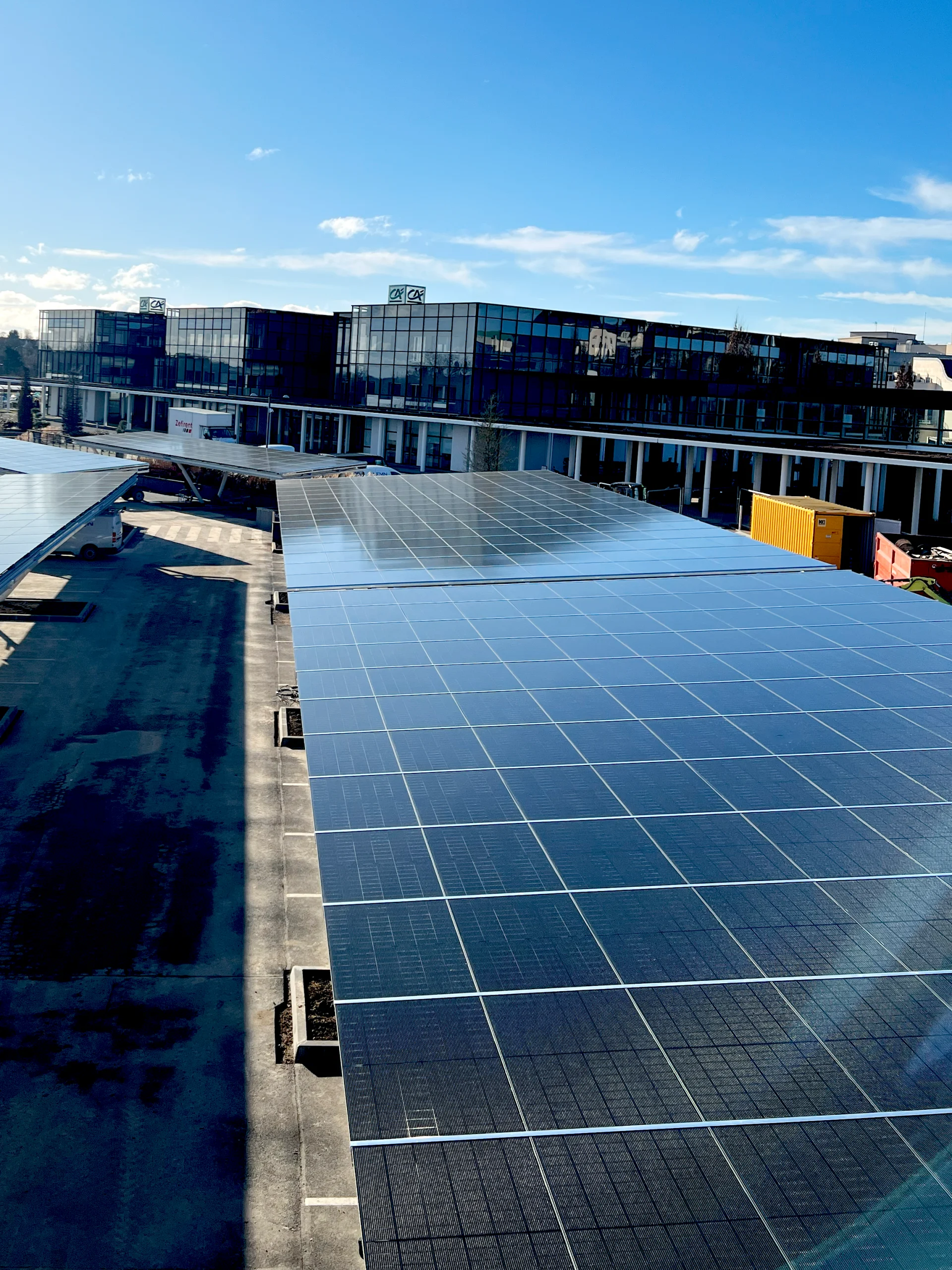 Installation Ombrière Photovoltaïque Masselin Energies Renouvelables