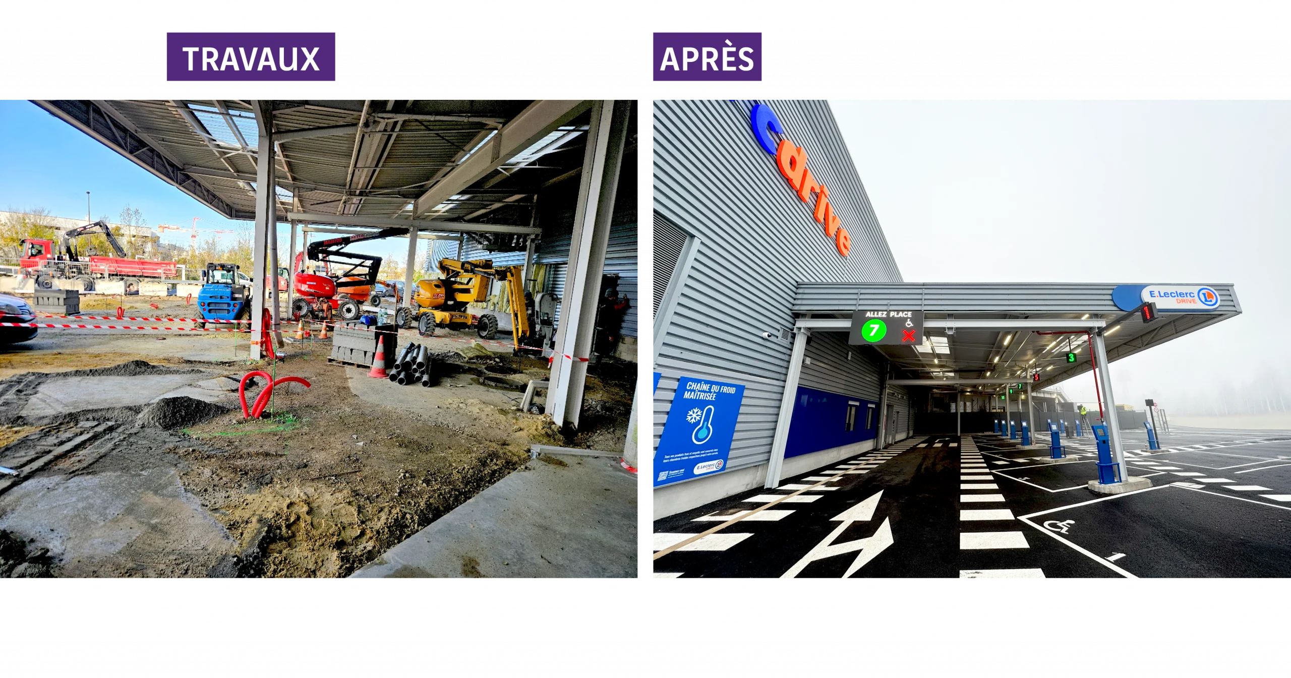 Travaux E. Leclerc Eragny Sur Oise Masselin Surfaces Commerciales